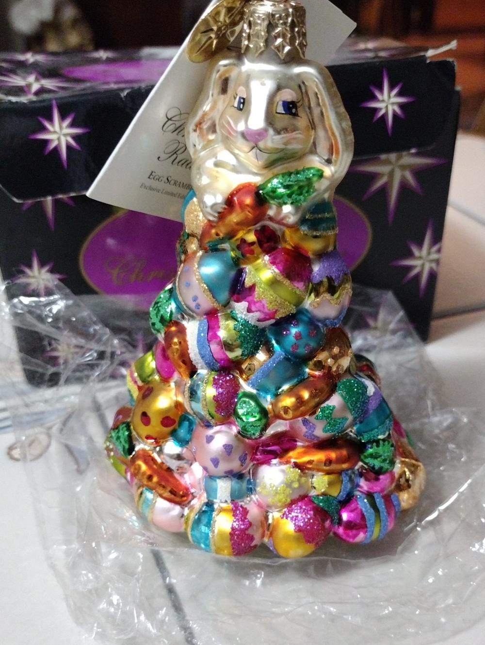 Christopher Radko ltd Edition Egg Scrambler Ornament 4429/10,000
